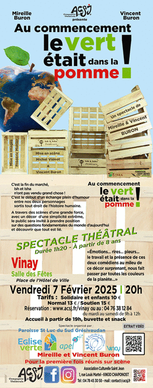Au commencement... le vert était dans la pomme !